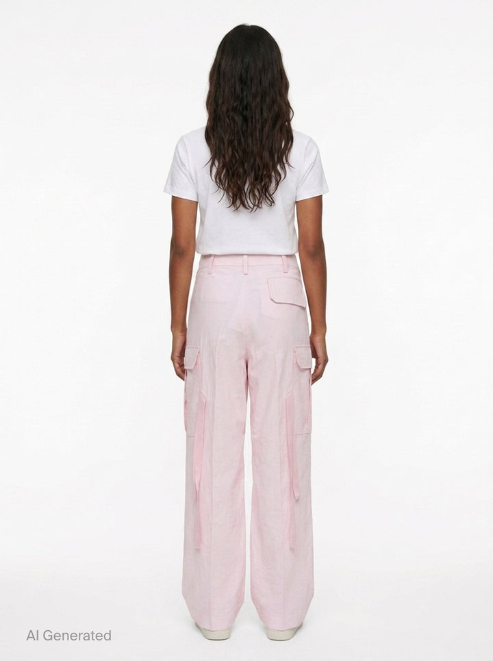 Cargo Cotton Pants | Stella McCartney | Club21 - back