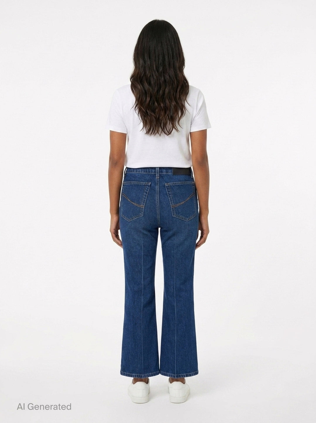 Cropped Kick Jeans | Stella McCartney | Club21 - back