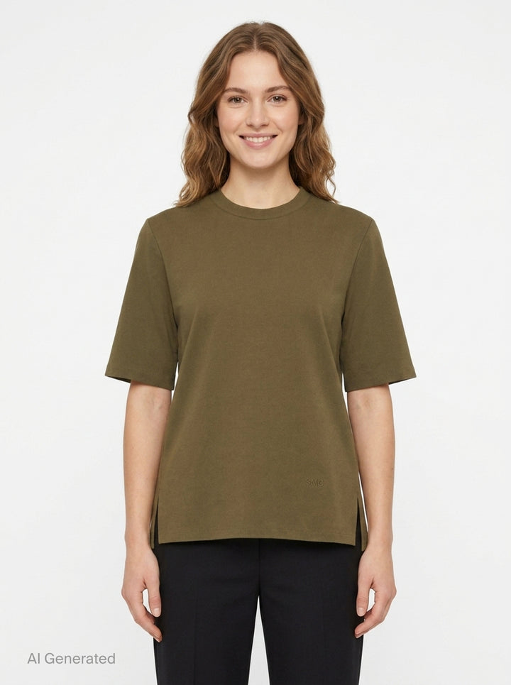 Iconic Compact Knit Top | Stella McCartney | Club21 - front