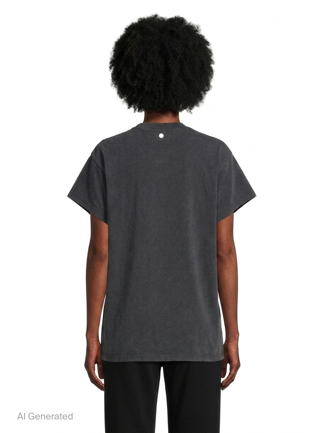 Lace Mix Washed Jersey Tee | Stella McCartney | Club21 - back