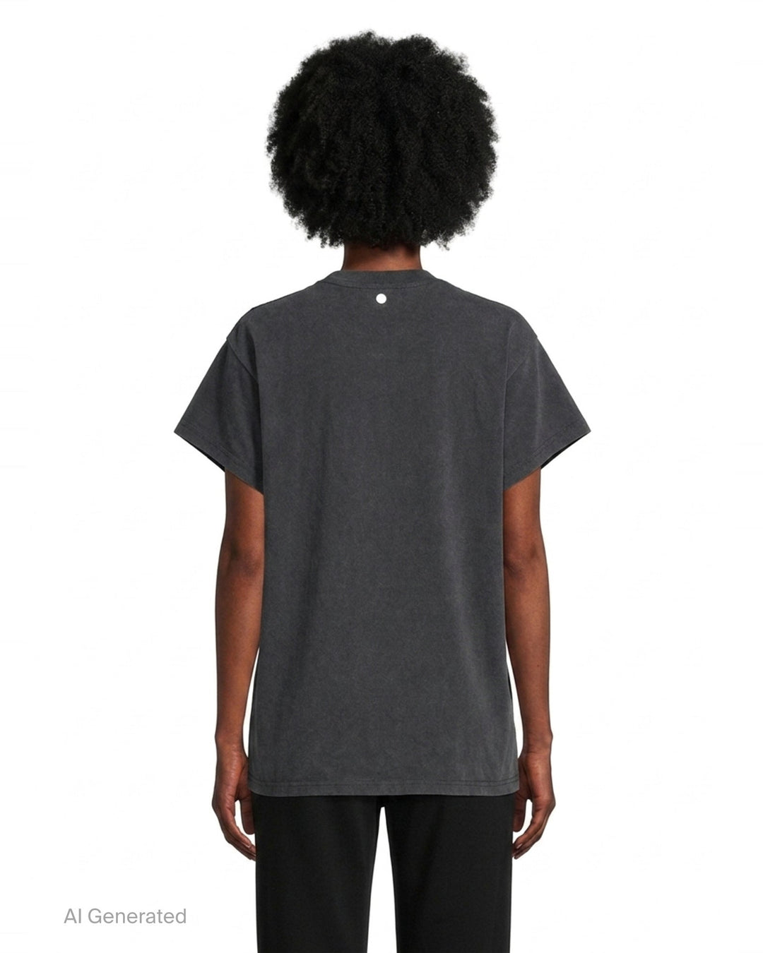 Lace Mix Washed Jersey Tee | Stella McCartney | Club21 - back