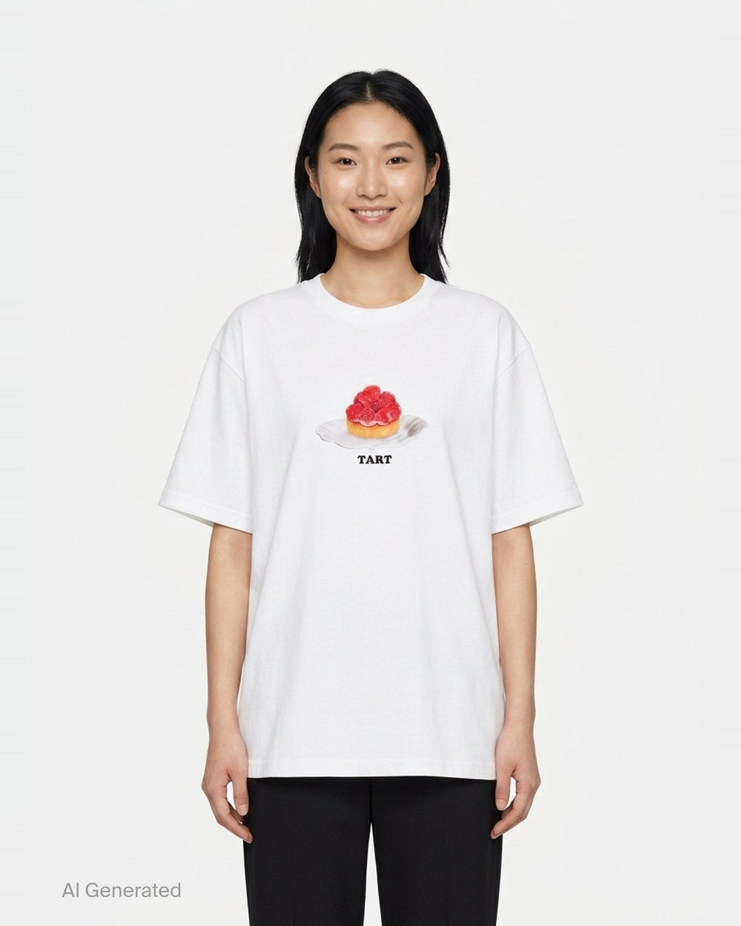 Raspberry Tart Graphic Tee | Stella McCartney | Club21 - front