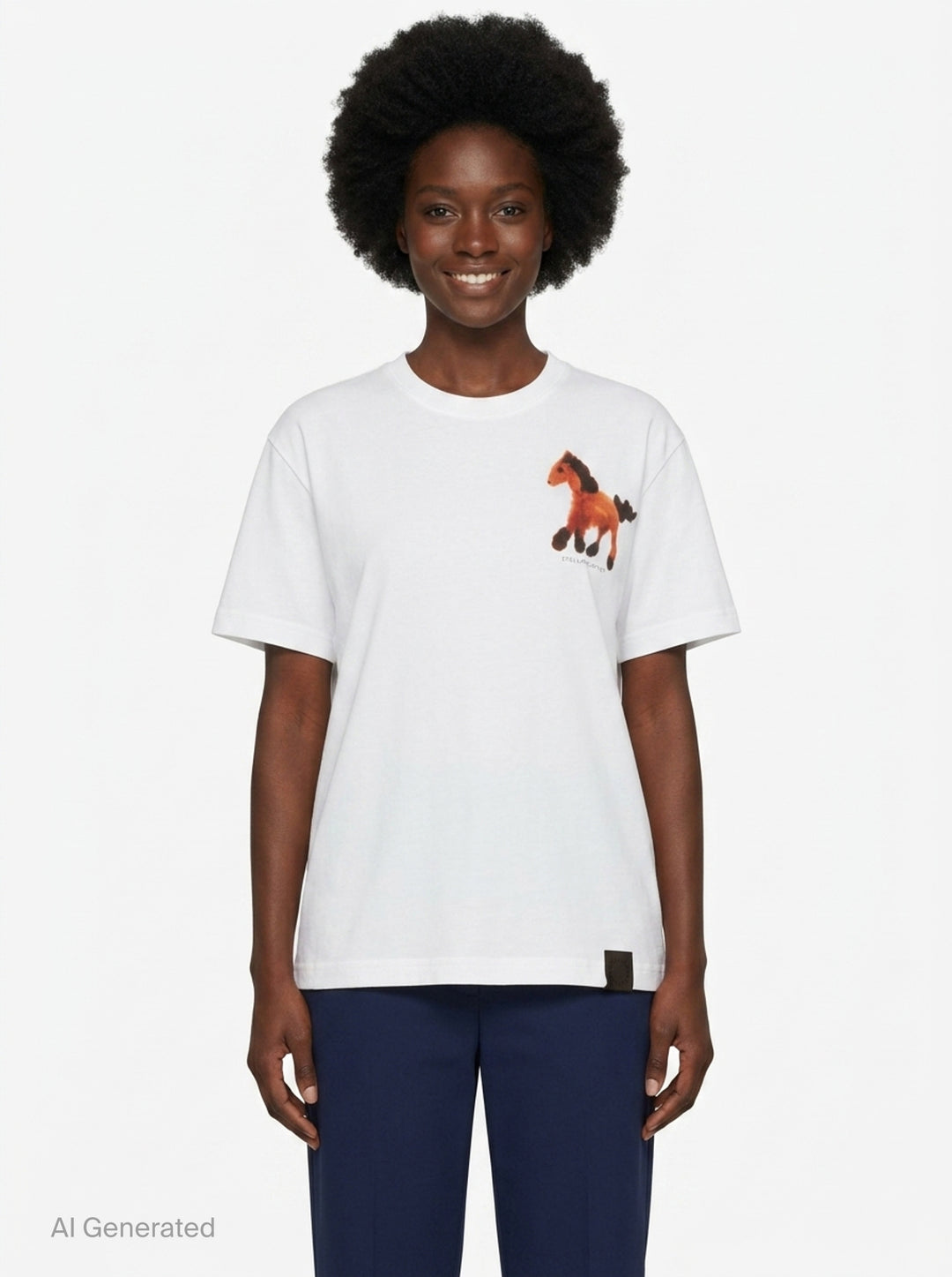 Toy Horse Graphic Tee | Stella McCartney | Club21 - front