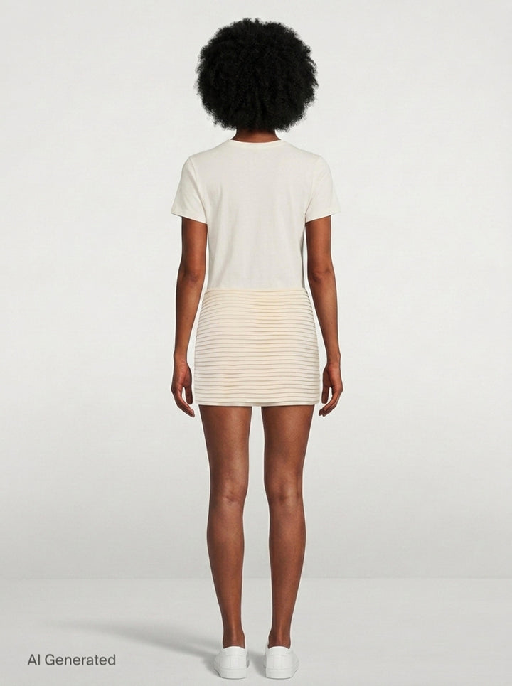 Kaia Pleated Mini Skirt | Stolen Stores | Club21 - back