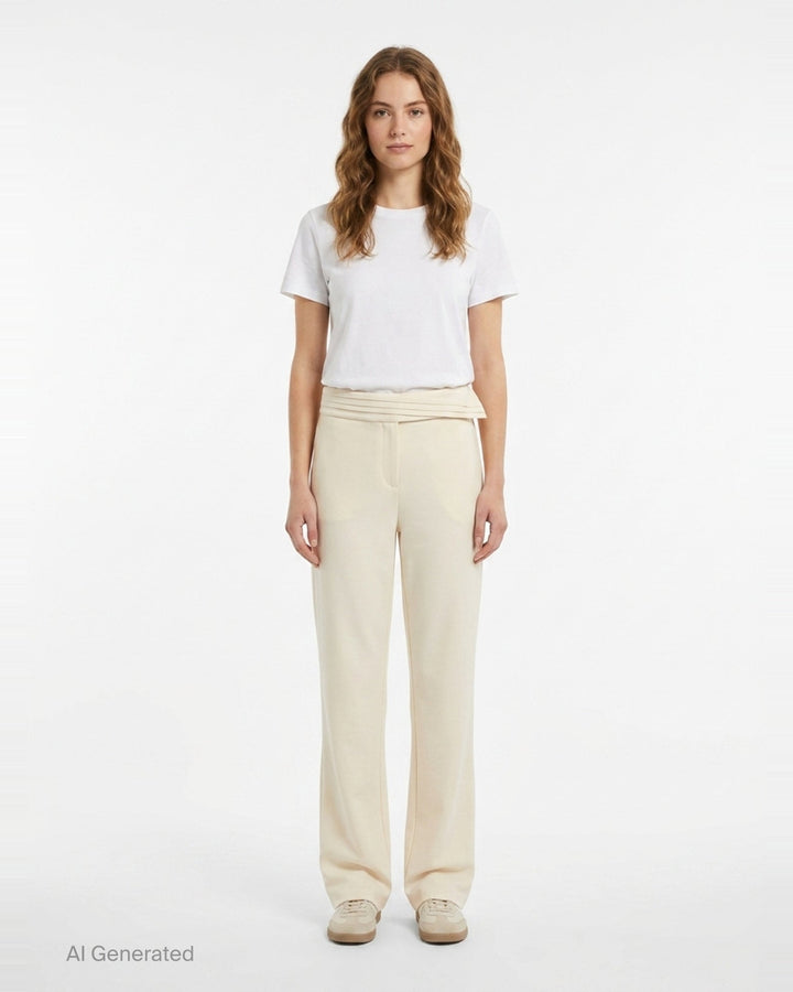Kaia Pleated Waistband Pants | Stolen Stores | Club21 - front