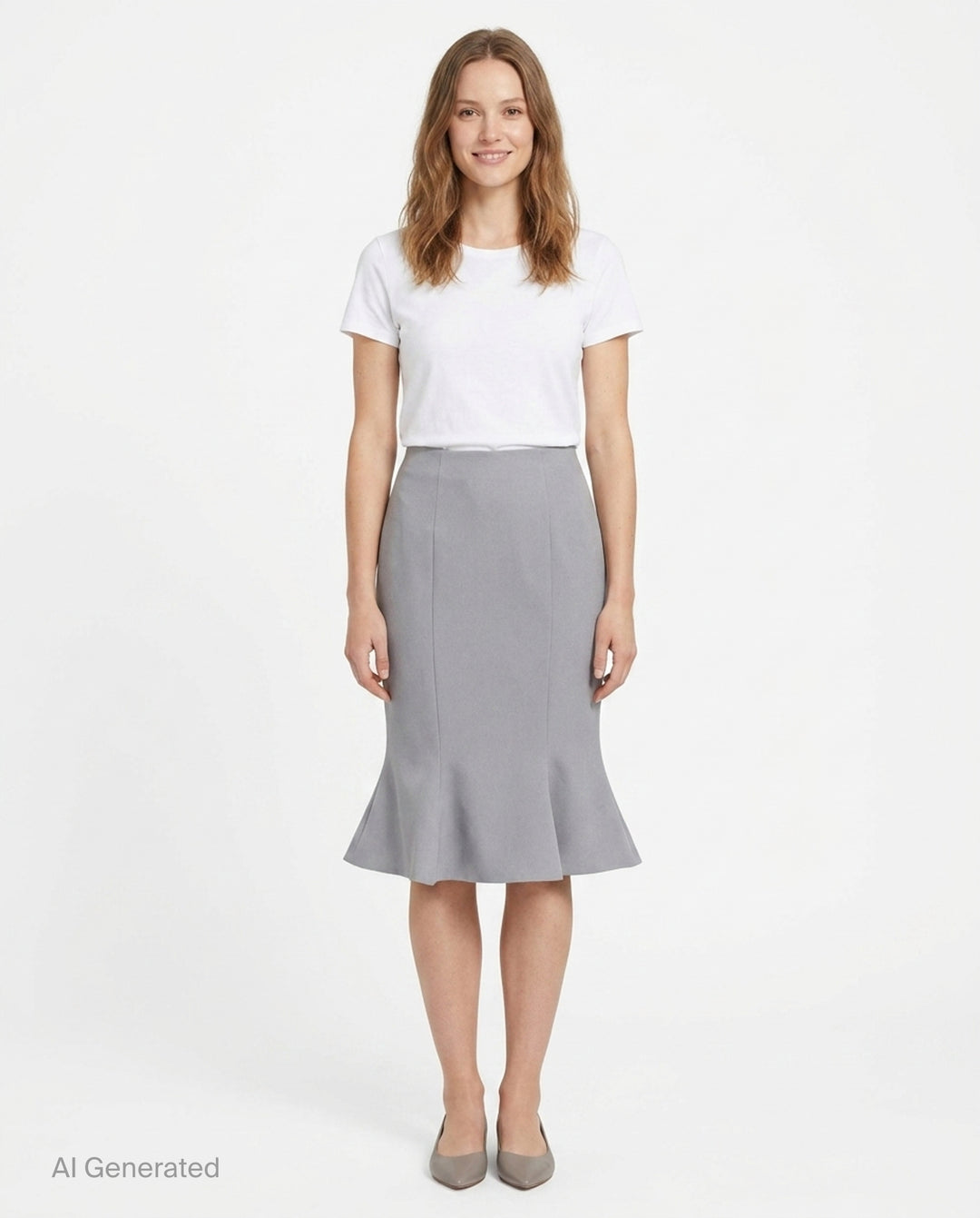 Mermaid Hem Midi Skirt | Stolen Stores | Club21 - front