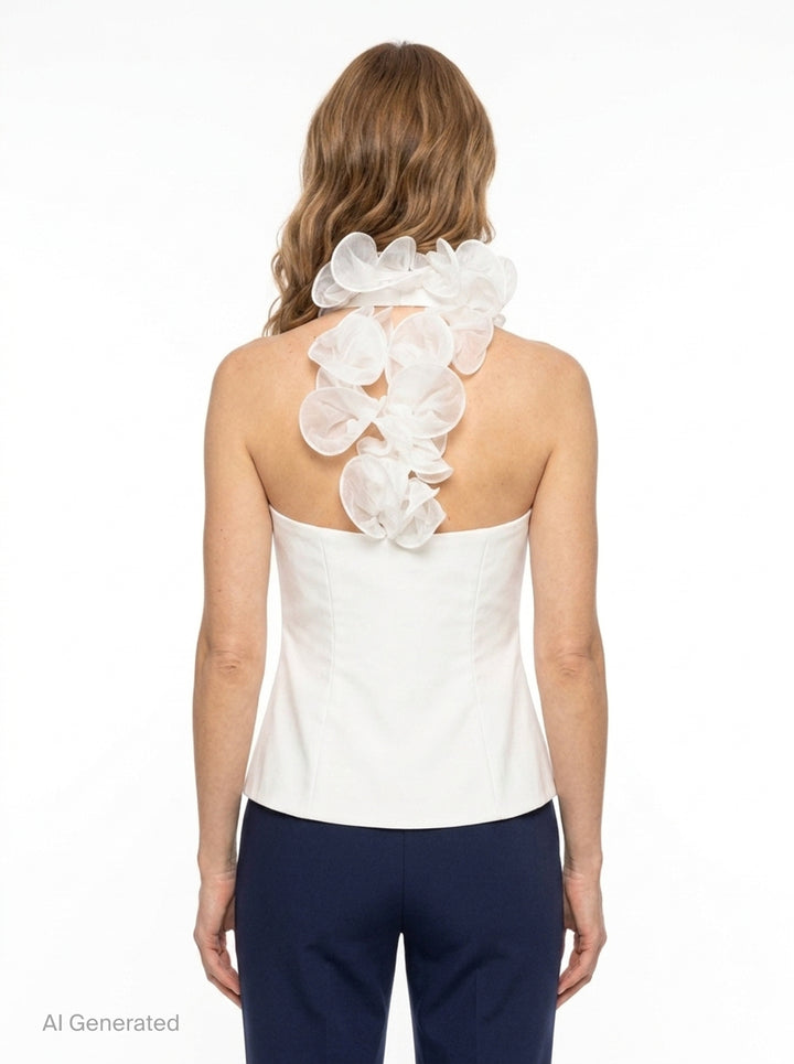 Spiral V-Neck Floral Top | Stolen Stores | Club21 - back