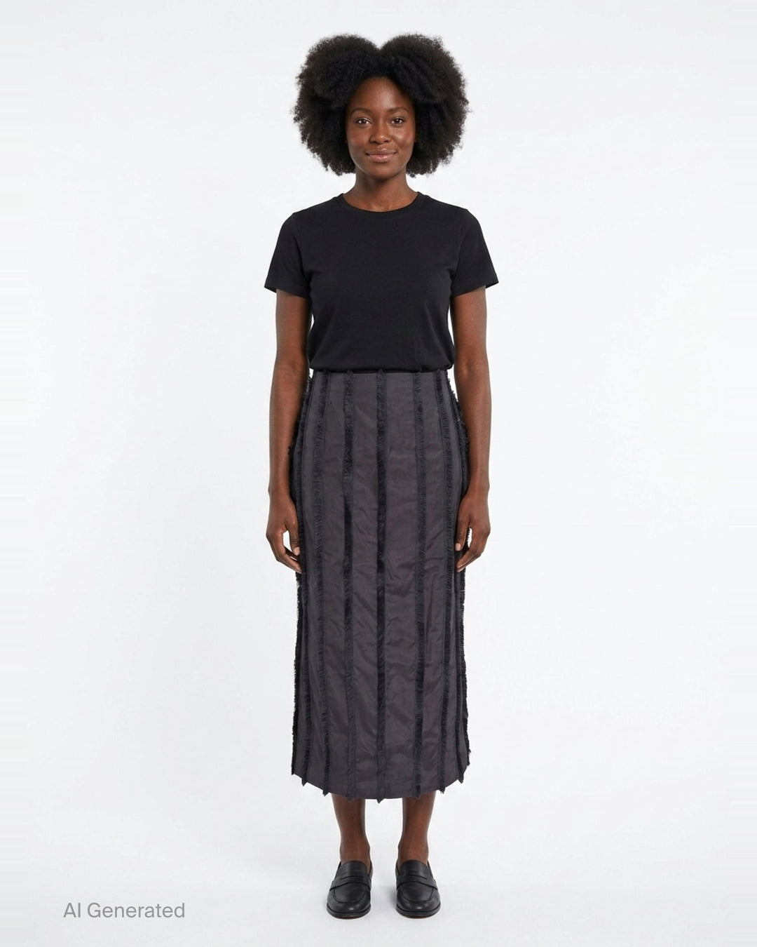 Thread Fringe Midi Skirt | Stolen Stores | Club21 - front
