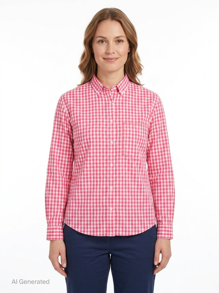 Cotton Compact Twill Long Sleeve Shirt | Comme des Garçons Homme | Club21 - front