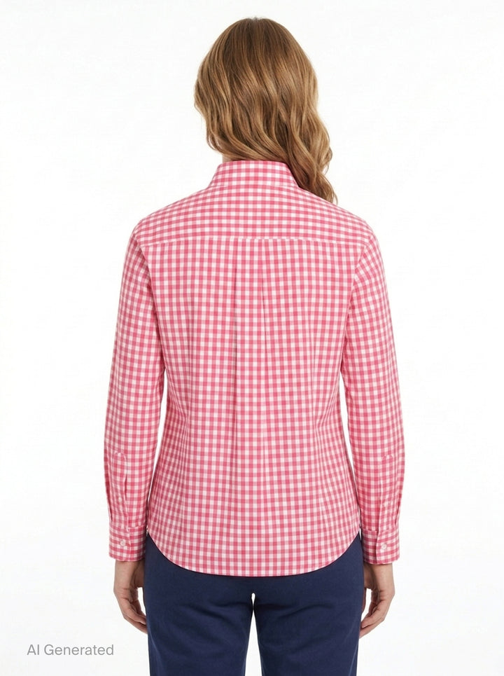 Cotton Compact Twill Long Sleeve Shirt | Comme des Garçons Homme | Club21 - back