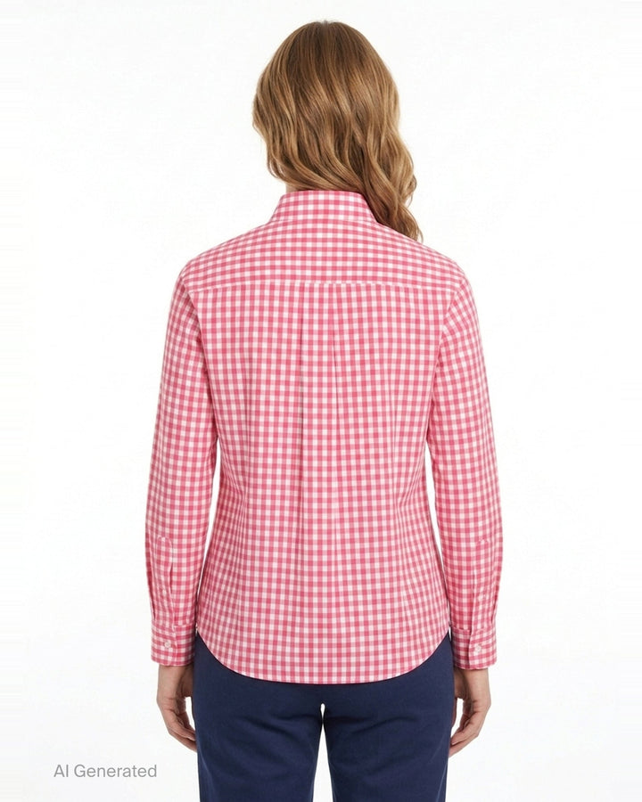Cotton Compact Twill Long Sleeve Shirt | Comme des Garçons Homme | Club21 - back