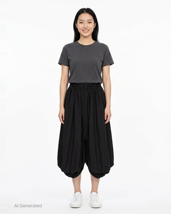 Crinkled Drawstring Pants | Comme des Garçons Homme | Club21 - front