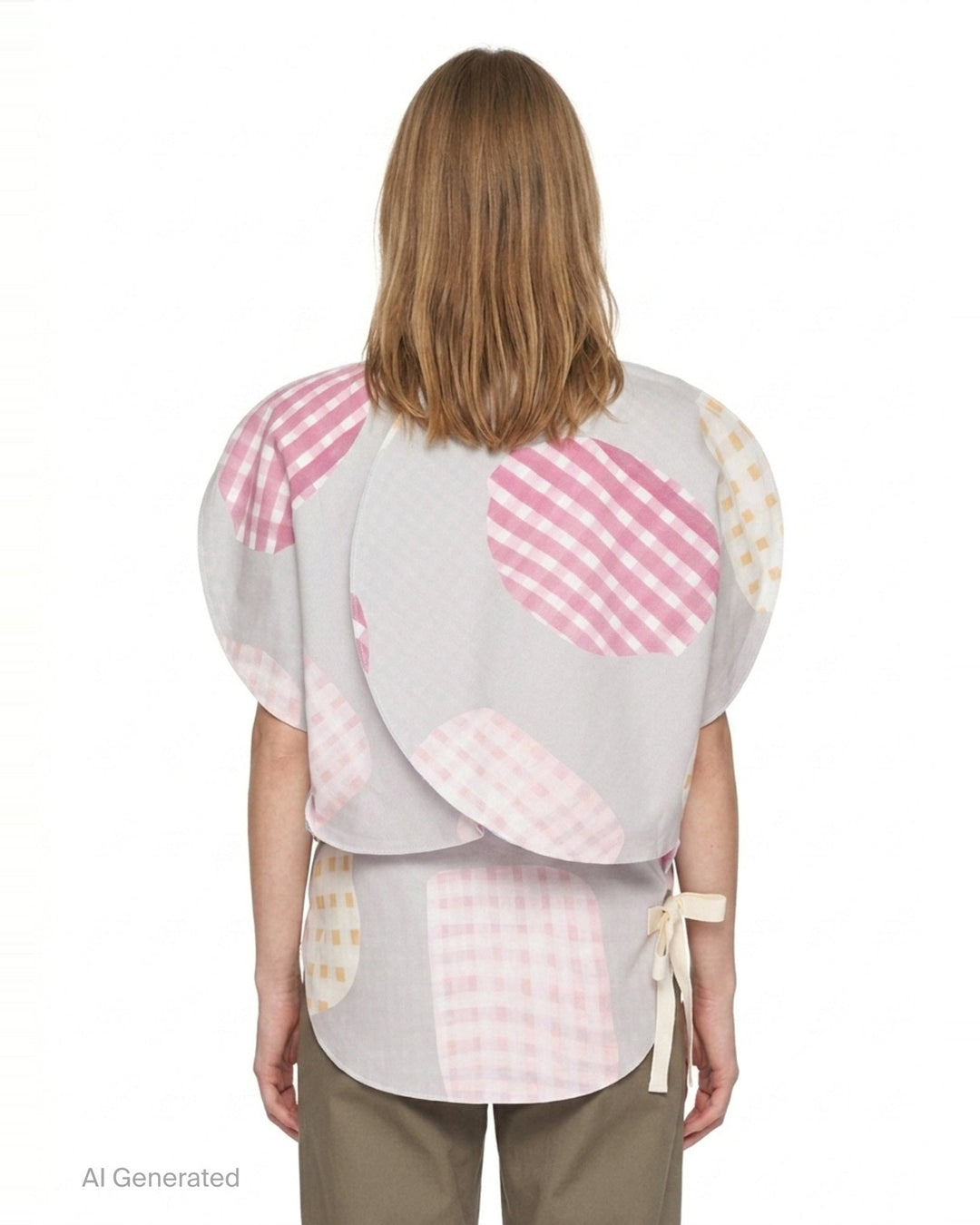 Puff Silhouette Patchwork Blouse | Tao | Club21 - back