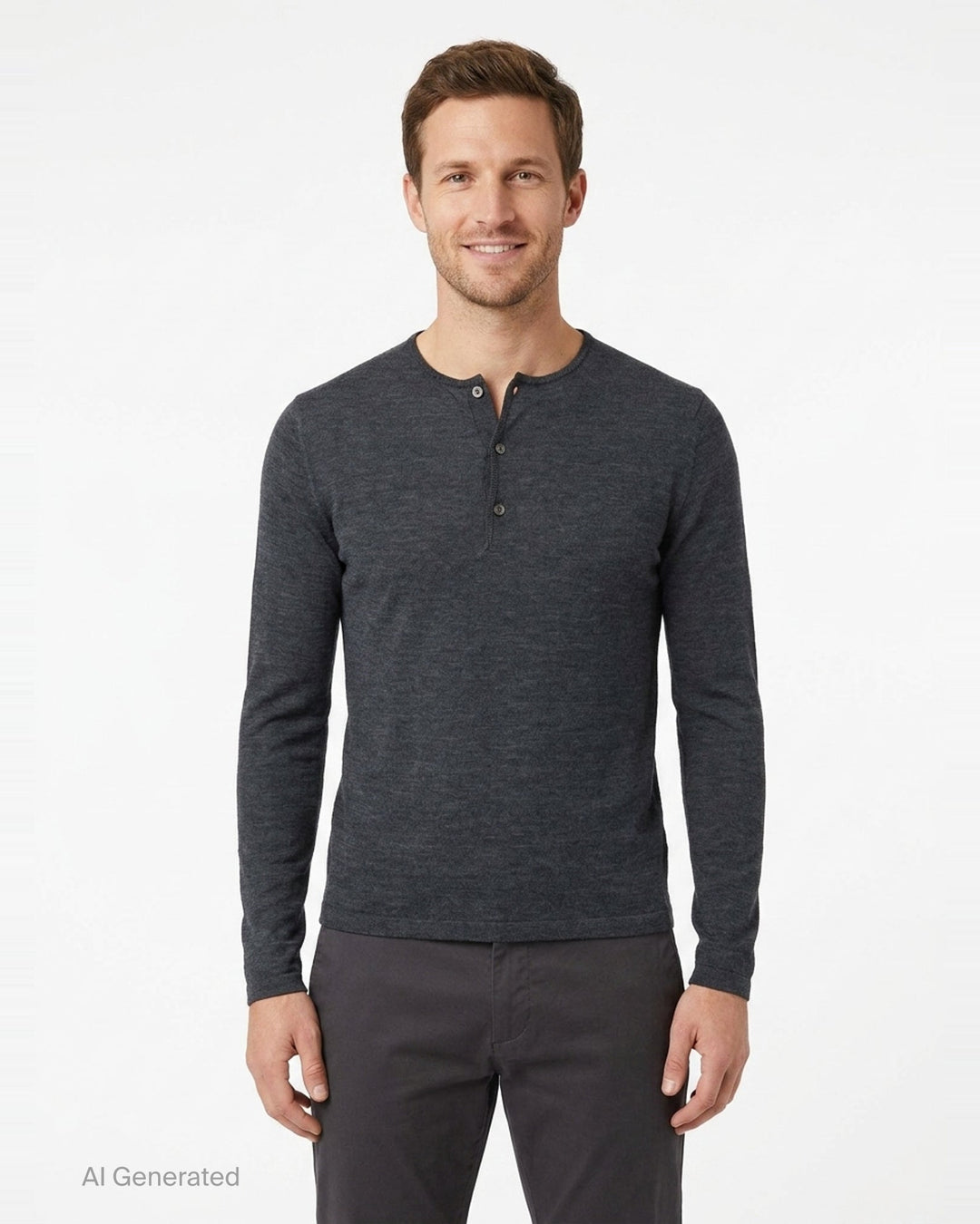 Henley Knit Top | TEAM WANG design | Club21 - front