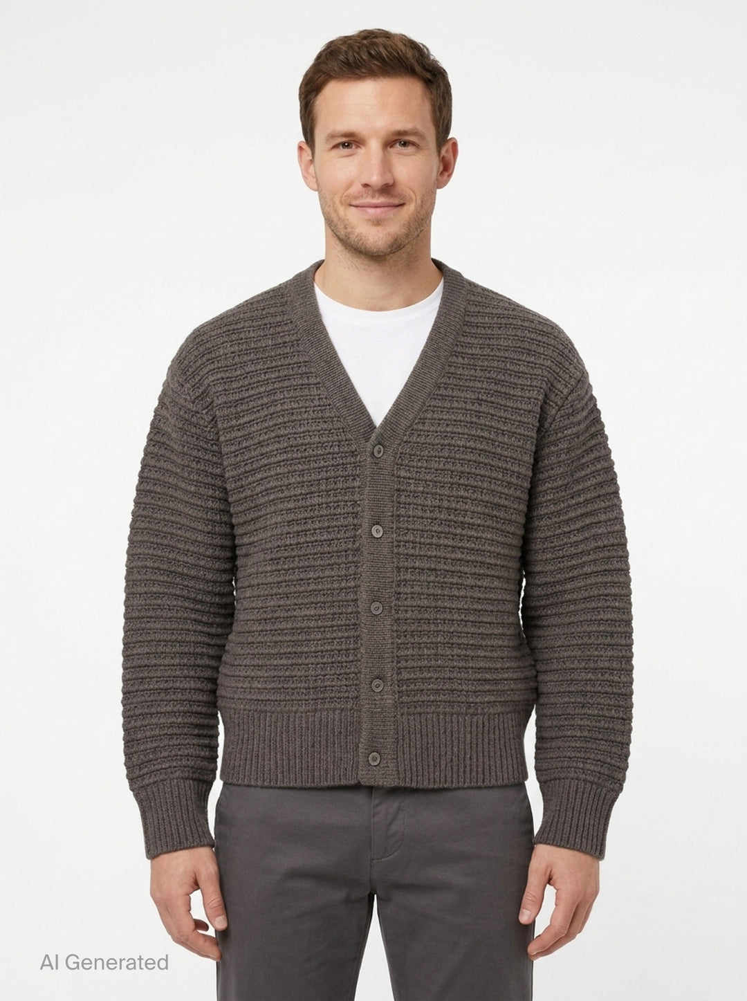 V-Neck Cardigan | TEAM WANG design | Club21 - front