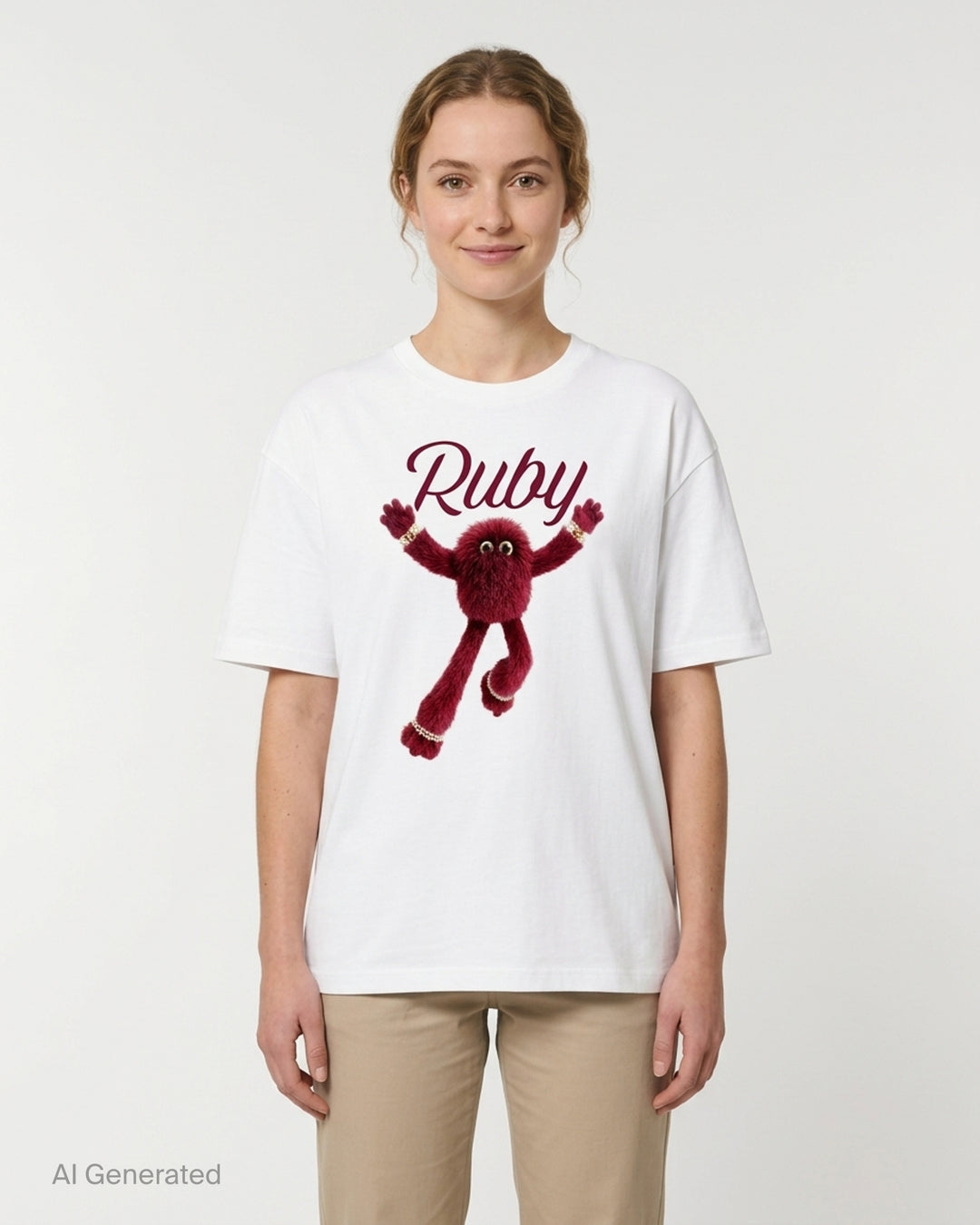 Ruby Name Story Tee | The Fluffadoos | Club21 - front