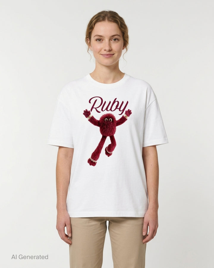 Ruby Name Story Tee | The Fluffadoos | Club21 - front