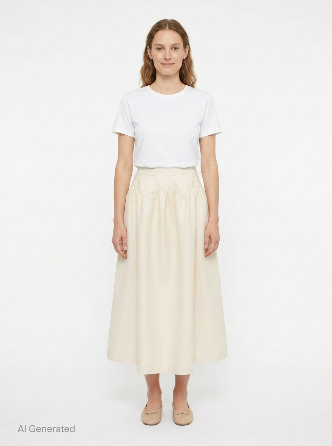 Arc-Line Full Skirt | The Loom Atelier | Club21 - front