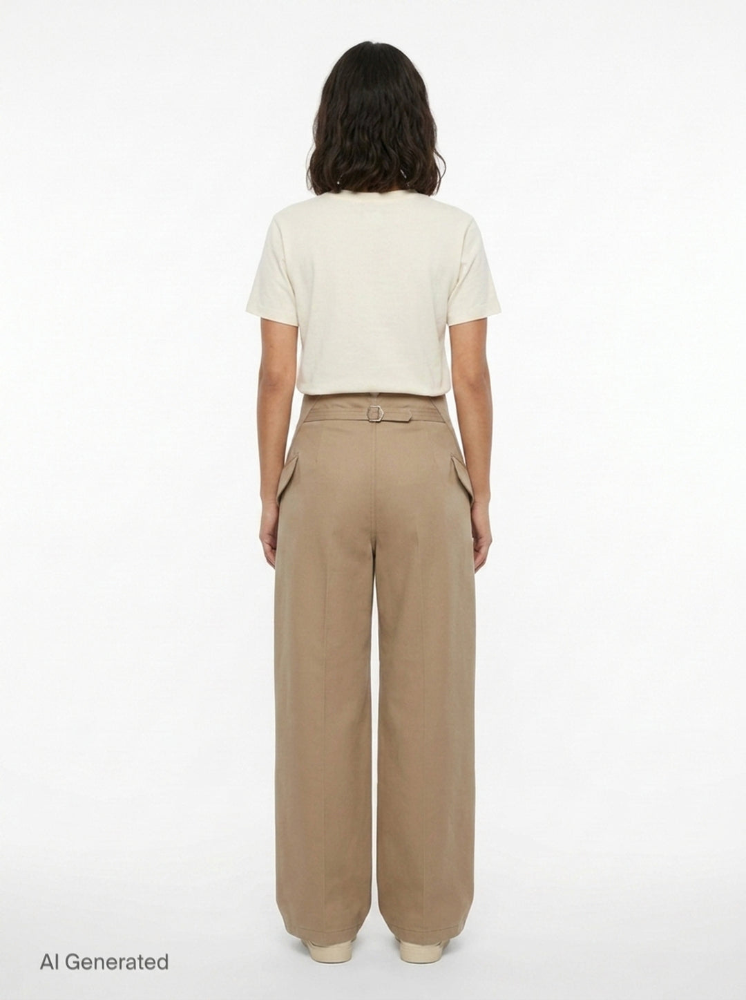 Spiral Line Barrel Trousers | The Loom Atelier | Club21 - back