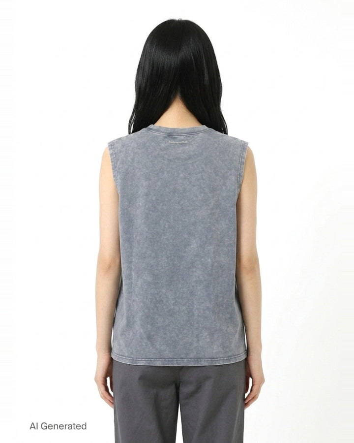 T-Logo Sleeveless Tee | thisisneverthat | Club21 - back