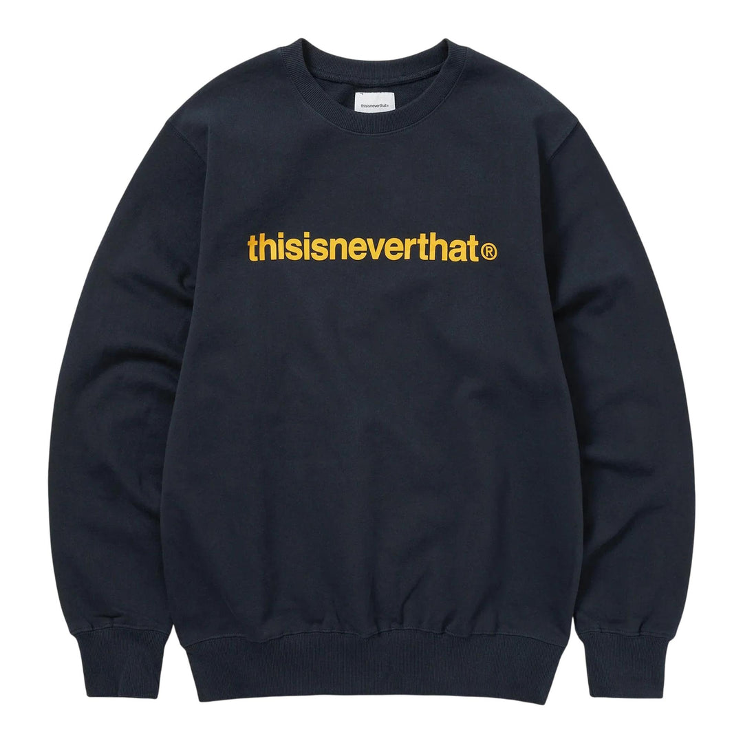 Club21 - thisisneverthat - T-Logo Crewneck Sweatshirt - SWEATSHIRTS - Navy