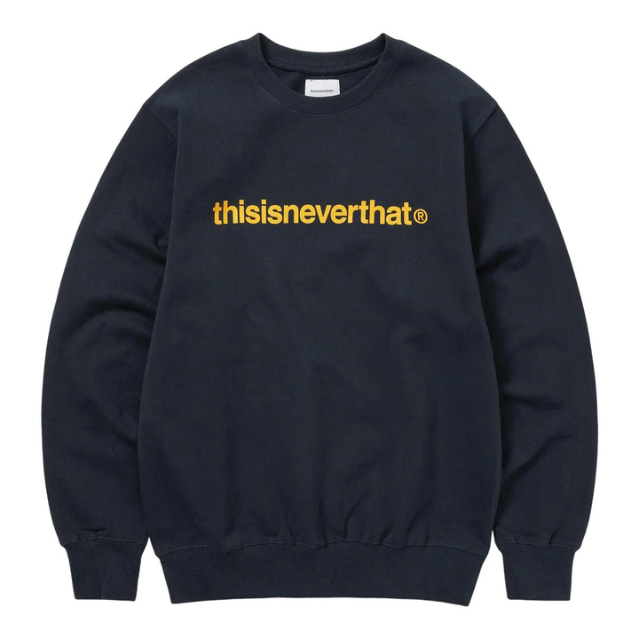 Club21 - thisisneverthat - T-Logo Crewneck Sweatshirt - SWEATSHIRTS - Navy