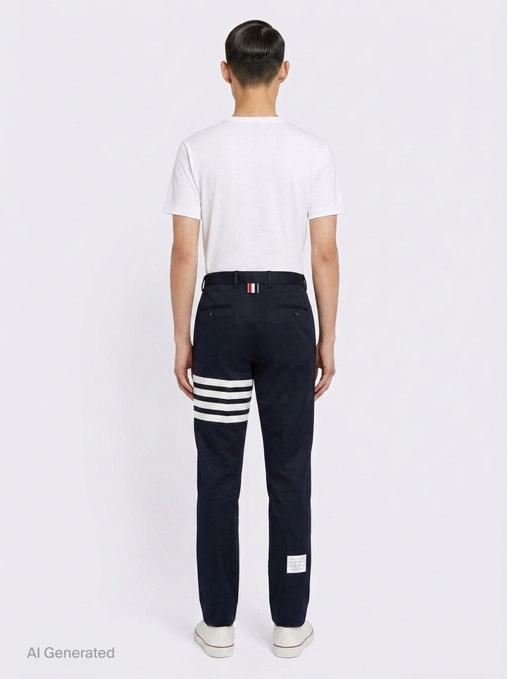 4-Bar Chino Trousers | Thom Browne | Club21 - back
