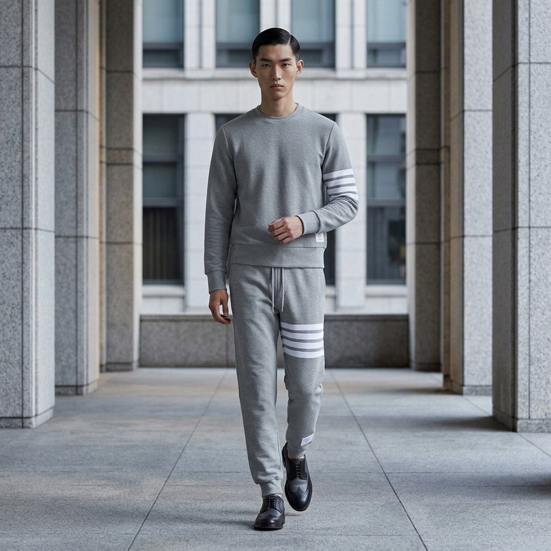 4-Bar Cotton Pullover Sweatshirt | Thom Browne | Club21 - lifestyle