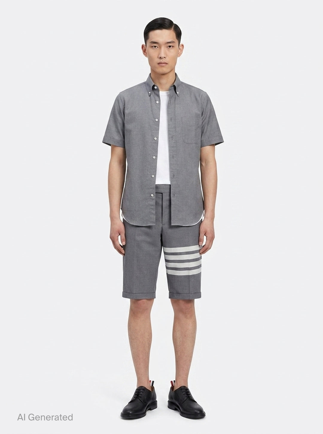 4-Bar Low Rise Shorts | Thom Browne | Club21 - front