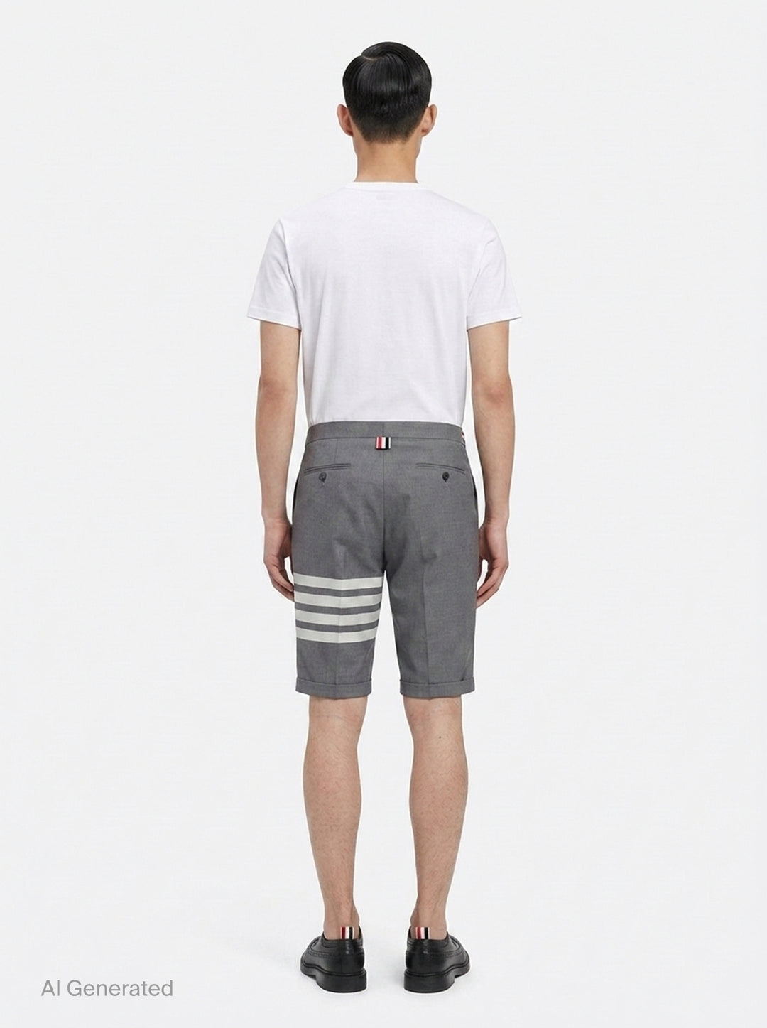 4-Bar Low Rise Shorts | Thom Browne | Club21 - back