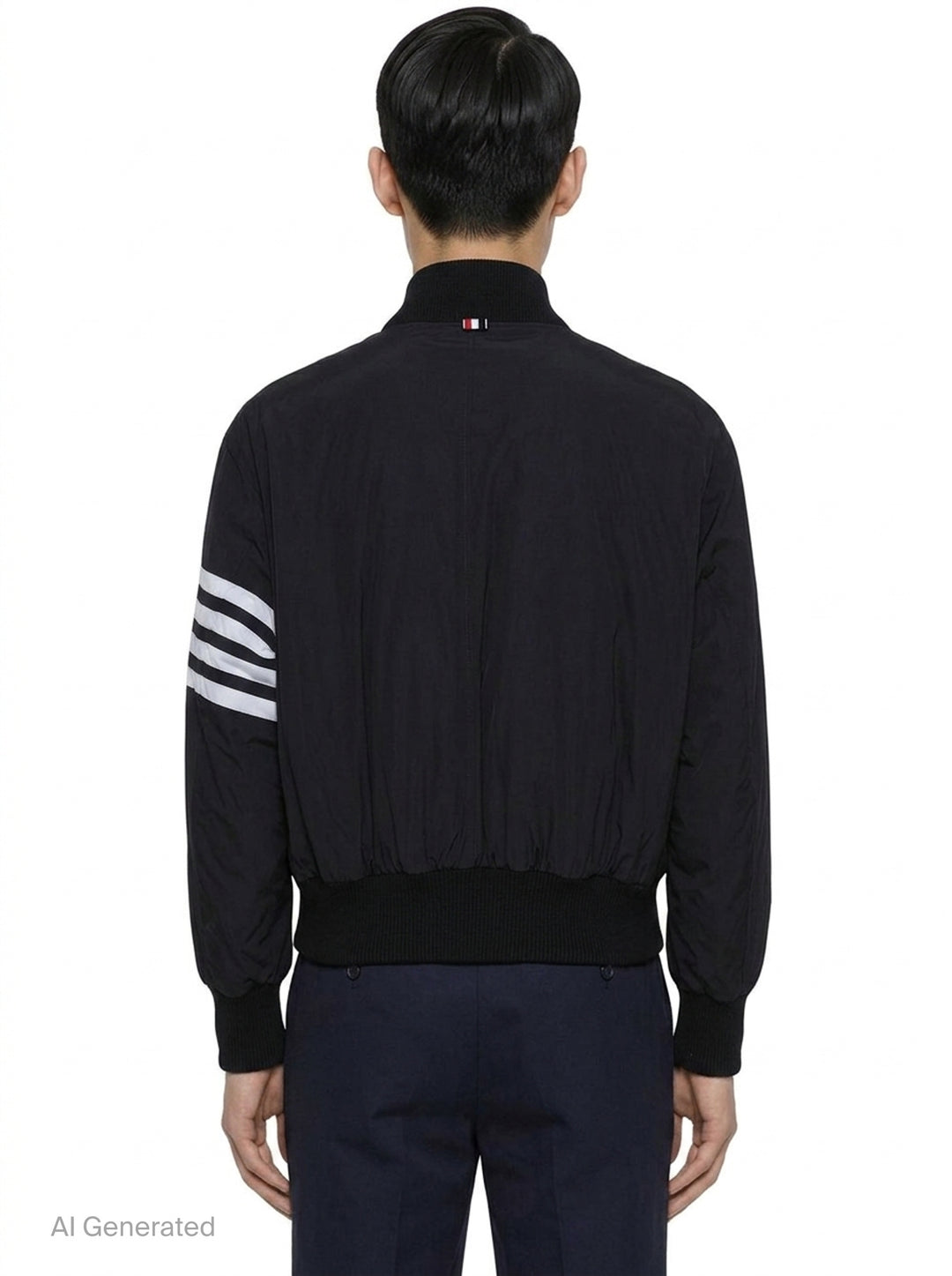 4-Bar Oversized Down Blouson | Thom Browne | Club21 - back