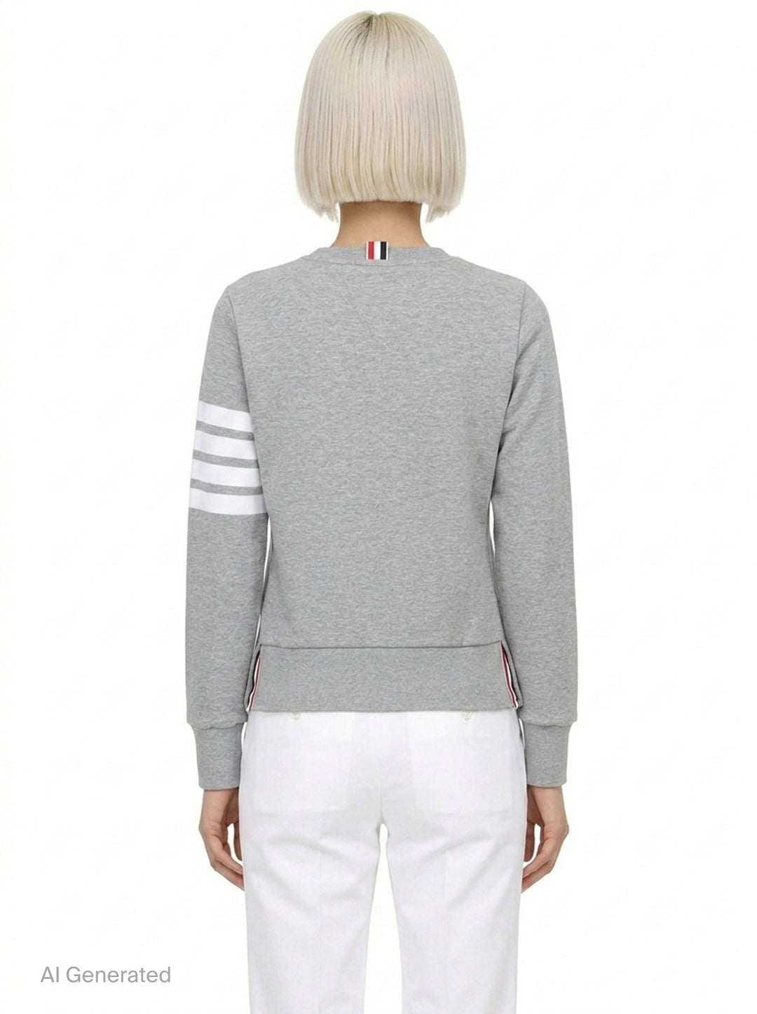 4-Bar Stripe Pullover Sweatshirt | Thom Browne | Club21 - back