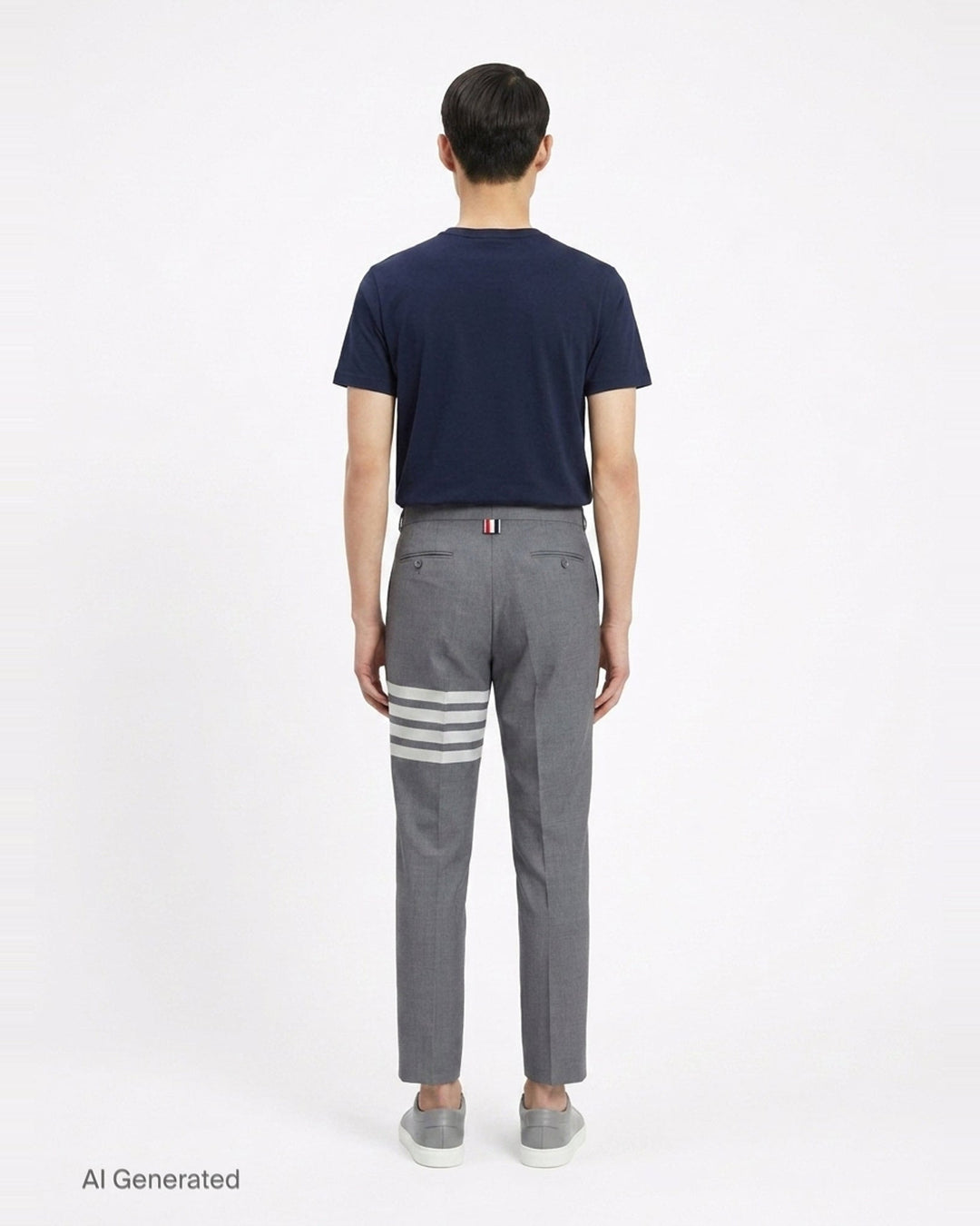 4-Bar Stripe Tailored Trousers | Thom Browne | Club21 - back