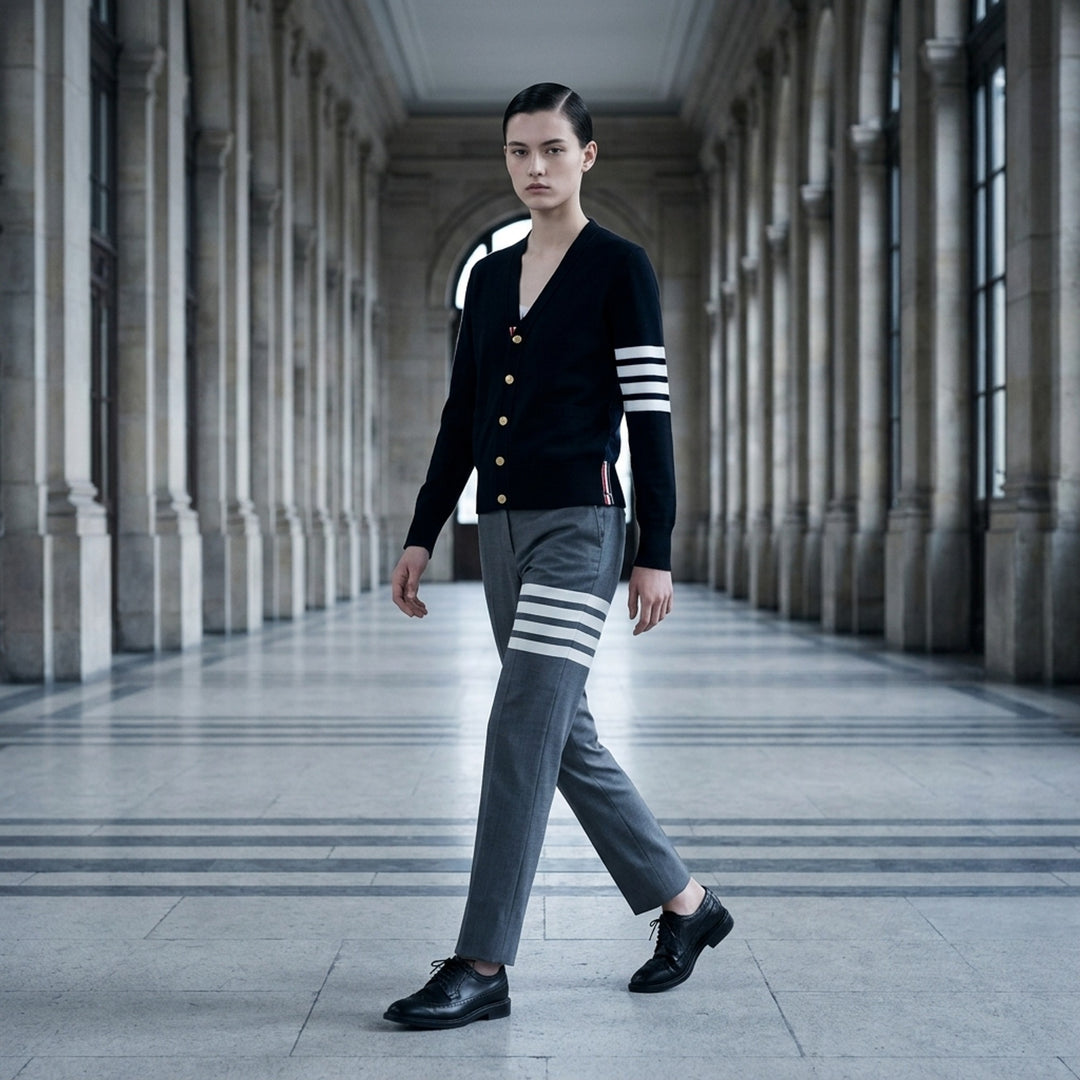 4-Bar Stripe Tailored Trousers | Thom Browne | Club21 - lifestyle