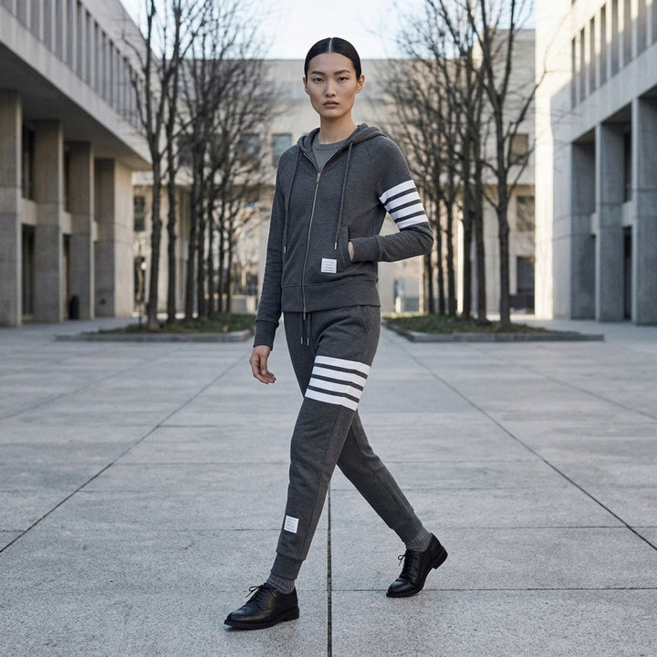 4-Bar Zip Hoodie | Thom Browne | Club21 - lifestyle