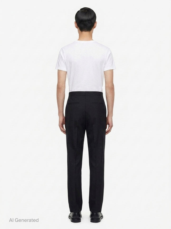 Back Strap Trousers | Thom Browne | Club21 - back