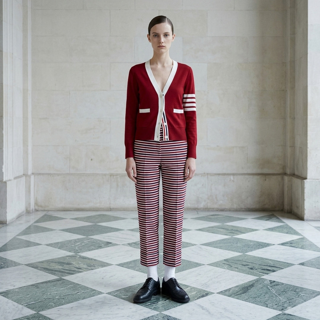 Cardigan Pocket Trousers | Thom Browne | Club21 - lifestyle