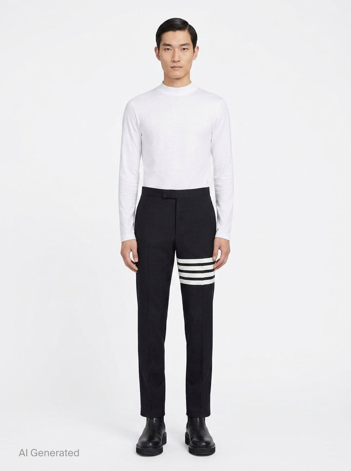Classic Backstrap Trouser | Thom Browne | Club21 - front