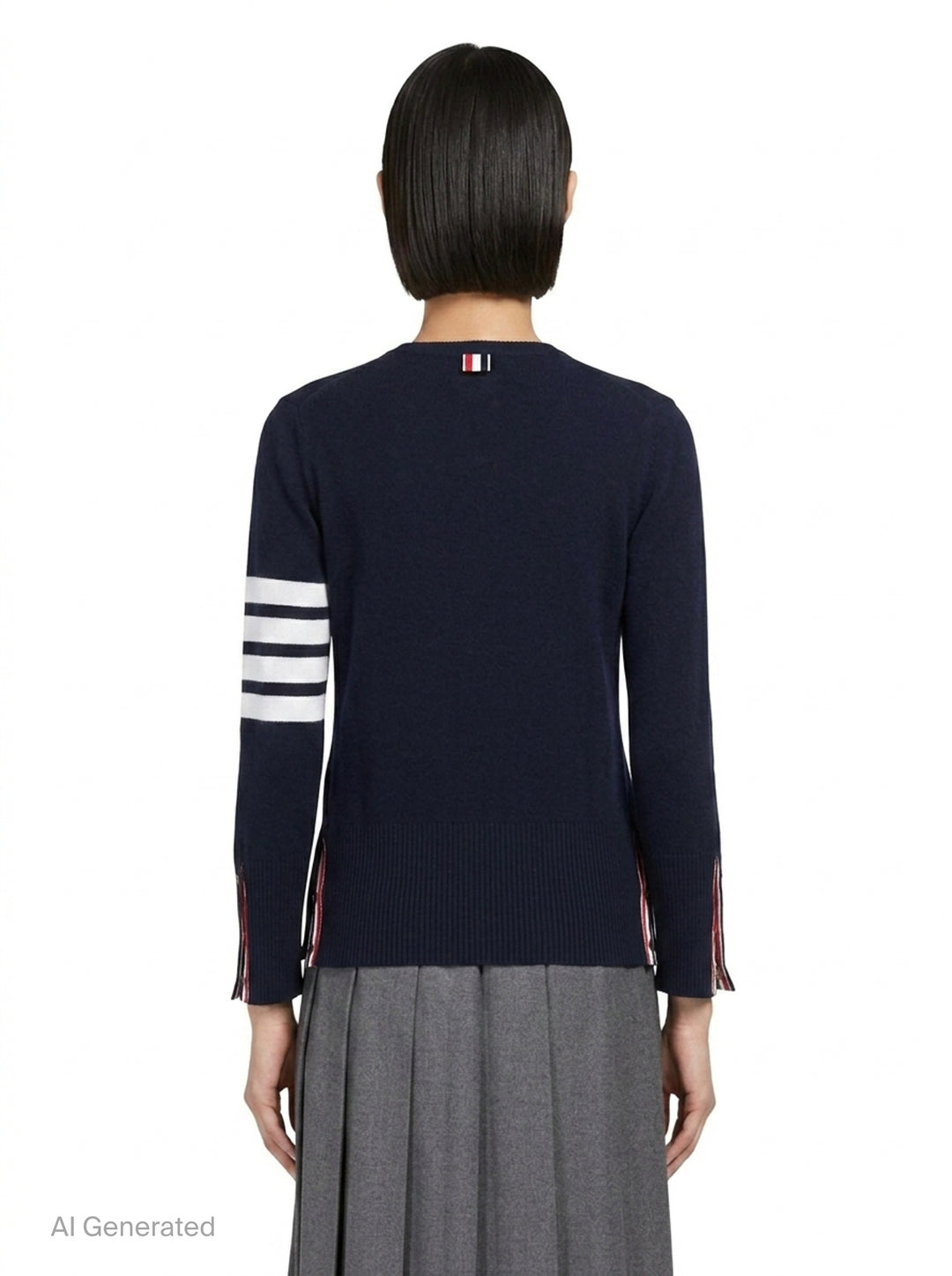 Classic Cashmere 4-Bar Cardigan | Thom Browne | Club21 - back