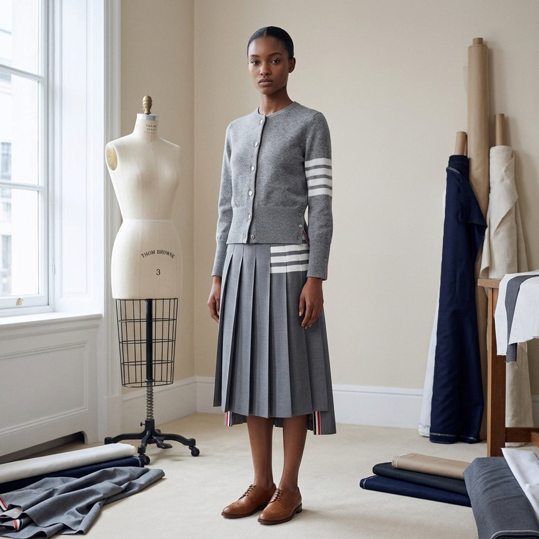 Classic Cashmere 4-Bar Cardigan | Thom Browne | Club21 - lifestyle