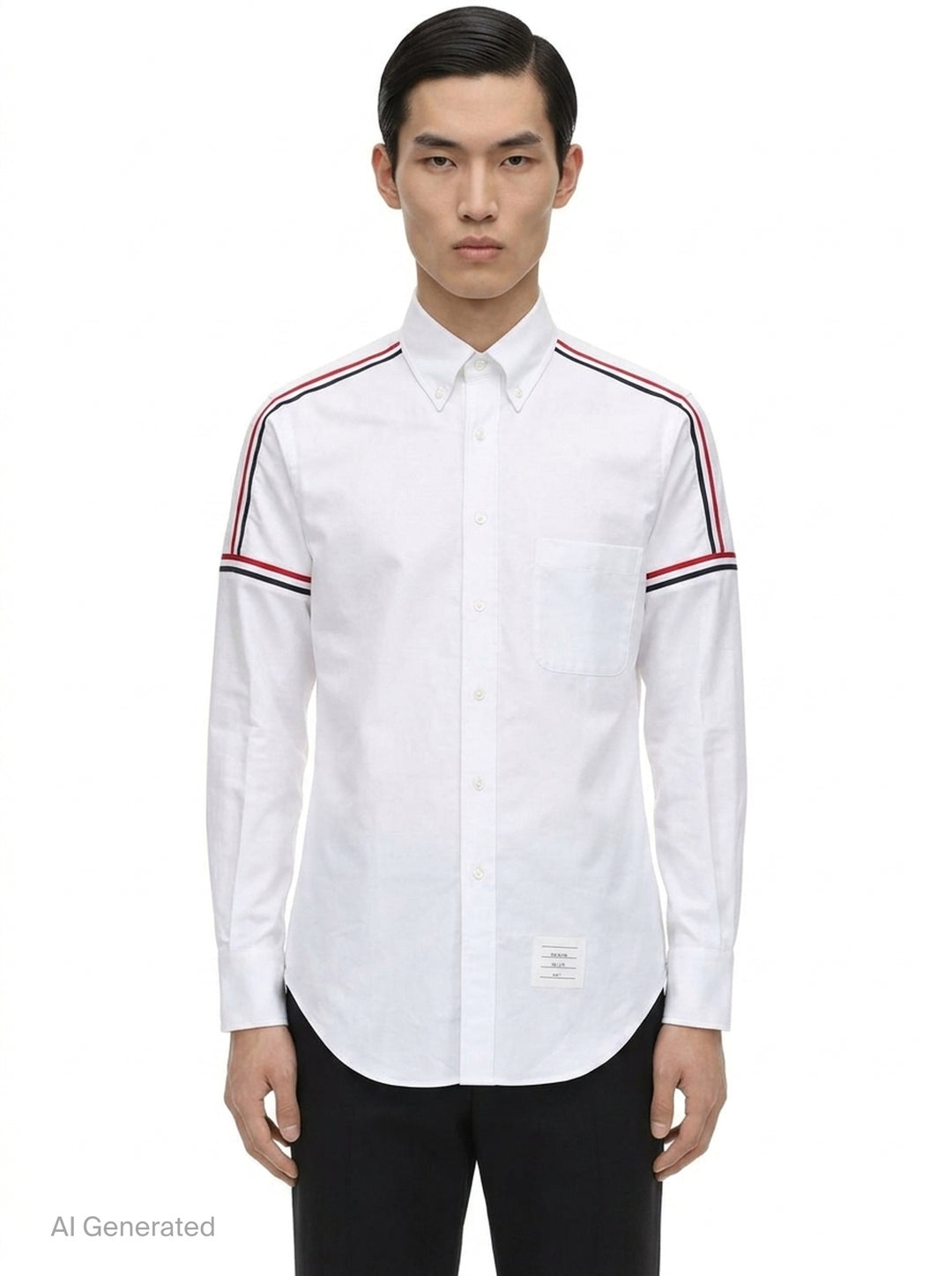 Classic Fit Long Sleeve Shirt | Thom Browne | Club21 - front