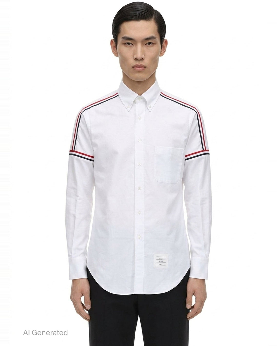 Classic Fit Long Sleeve Shirt | Thom Browne | Club21 - front
