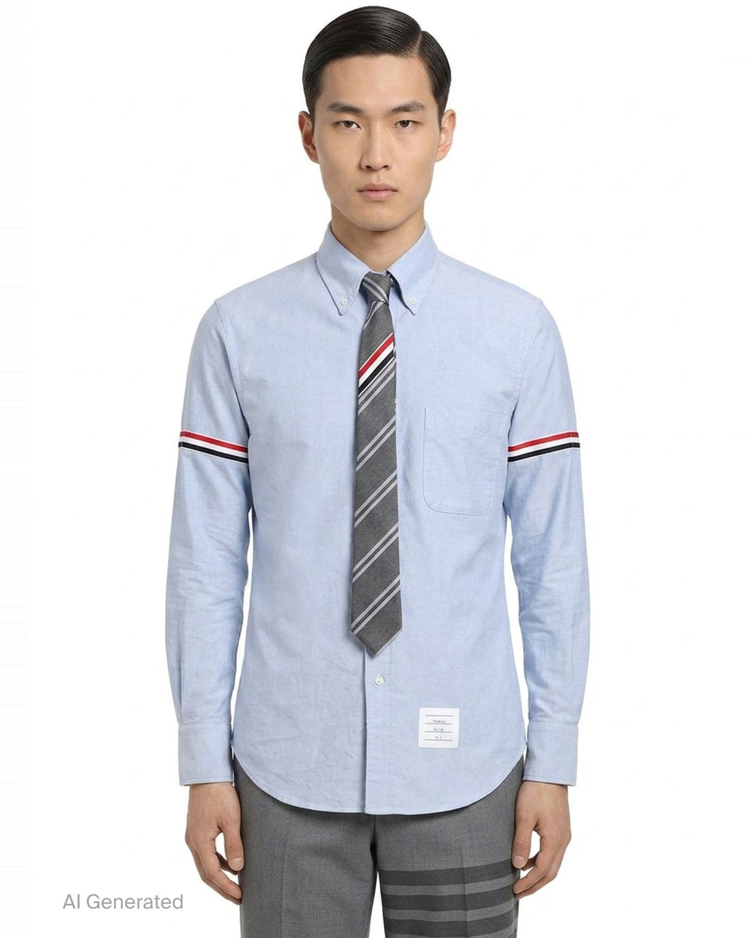 Classic Fit Long Sleeve Shirt | Thom Browne | Club21 - front