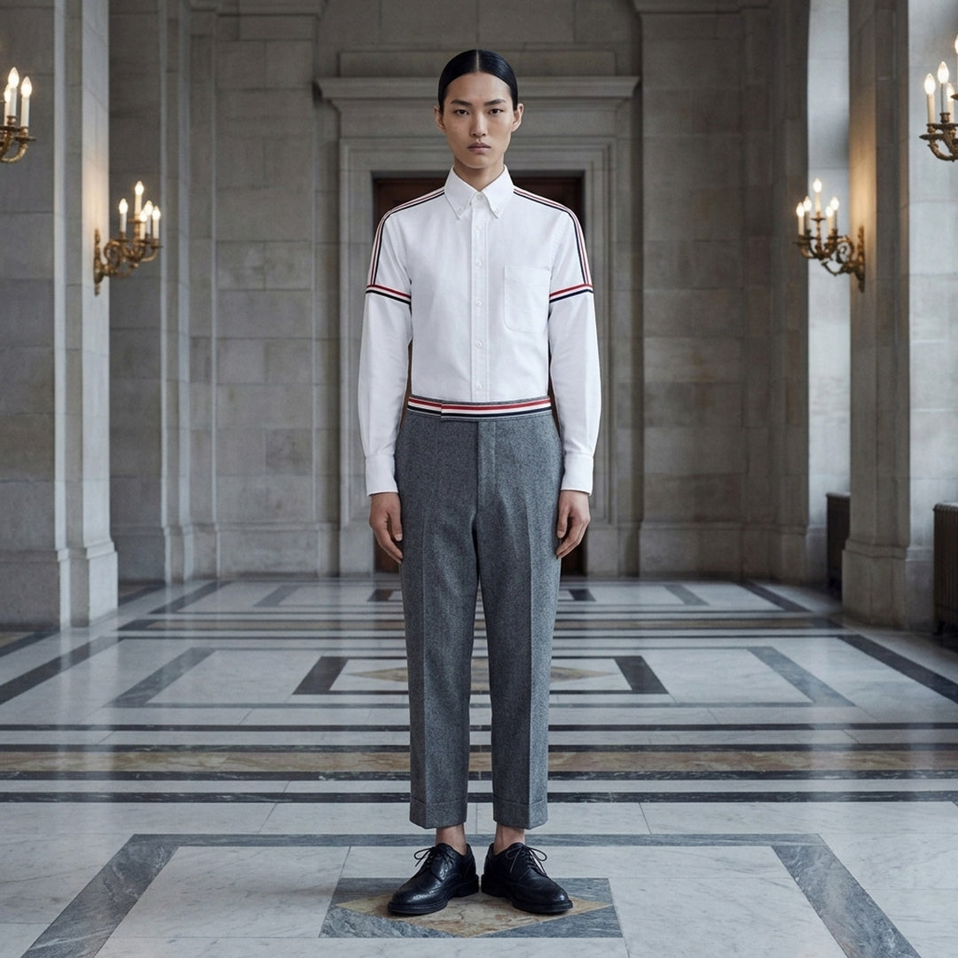Classic Fit Long Sleeve Shirt | Thom Browne | Club21 - lifestyle
