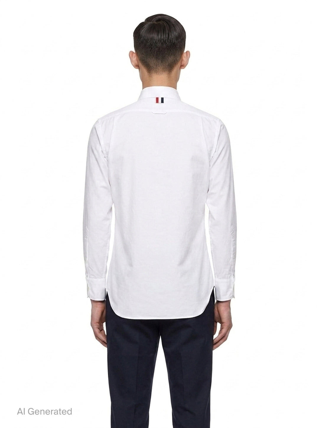 Classic Long Sleeve Button Down Shirt | Thom Browne | Club21 - back