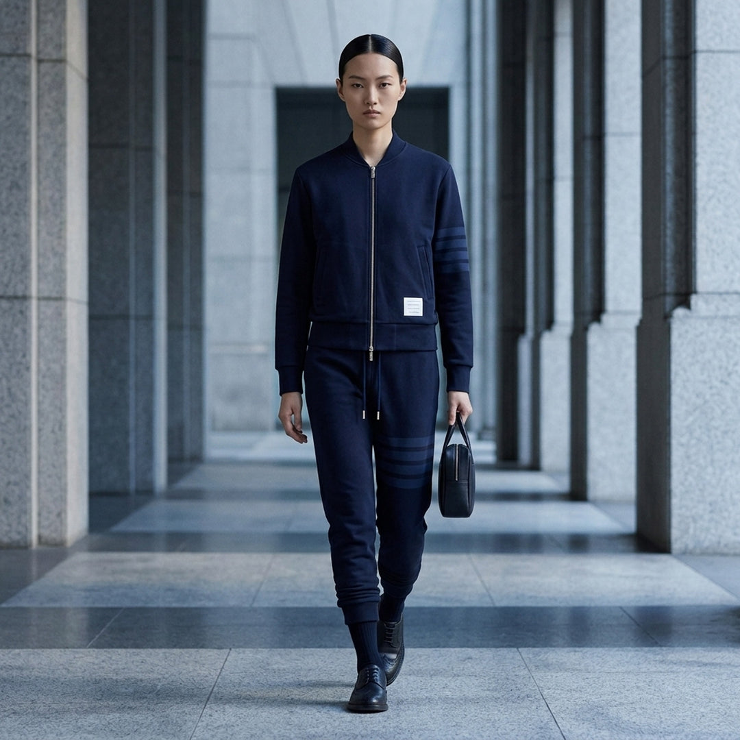 Classic Loopback 4-Bar Bomber | Thom Browne | Club21 - lifestyle