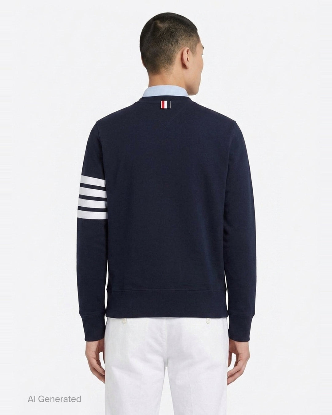 Classic Loopback 4-Bar Sweatshirt | Thom Browne | Club21 - back