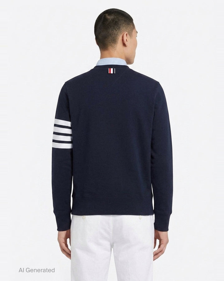 Classic Loopback 4-Bar Sweatshirt | Thom Browne | Club21 - back