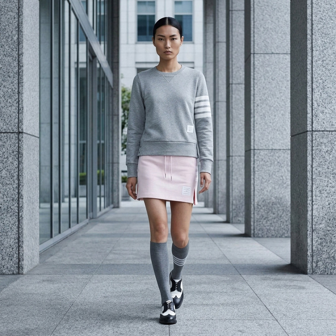 Classic Loopback 4-Bar Sweatshirt | Thom Browne | Club21 - lifestyle