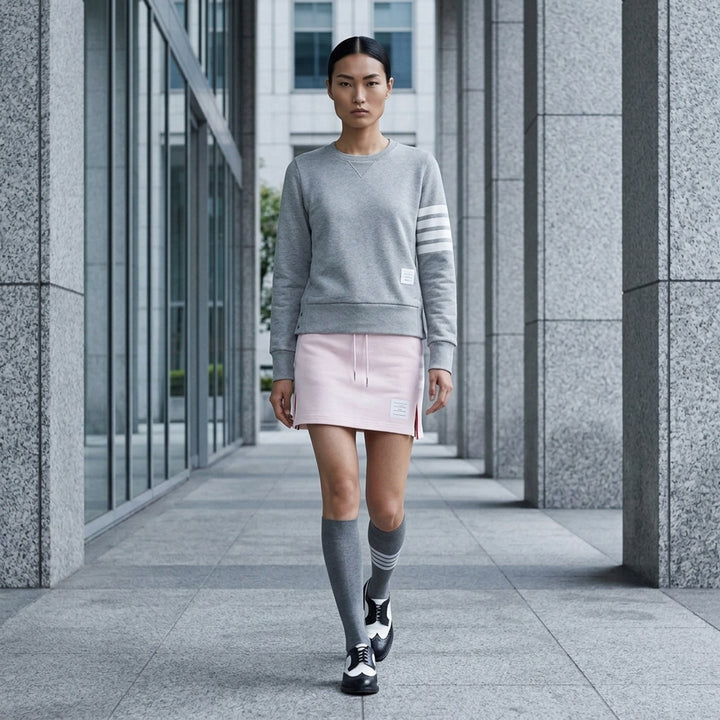 Classic Loopback 4-Bar Sweatshirt | Thom Browne | Club21 - lifestyle